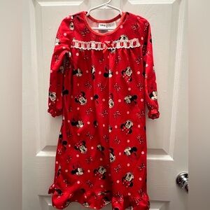 Disney Red Minnie Mouse Kids Nightgown